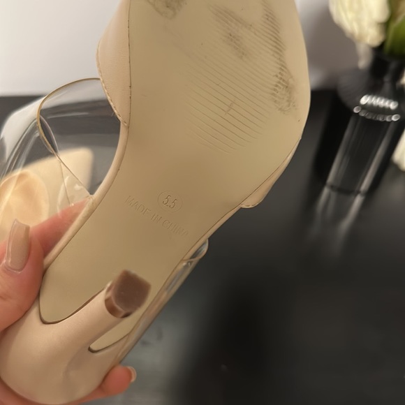 Amazing Fashionnova clear and nude heels. Size 5.5 - Picture 5 of 8